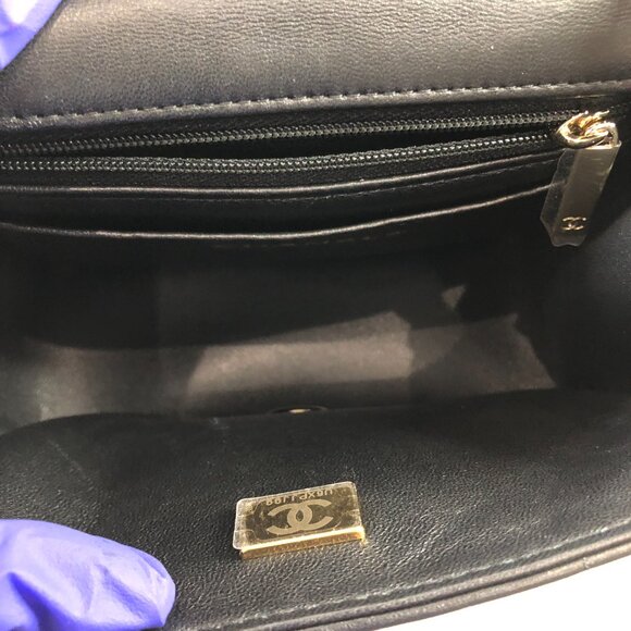 【134MK】Chanel Mini Lambskin Resin Square Monacoco Flap Sku# 85463 (Gently Used) - Picture 8 of 8